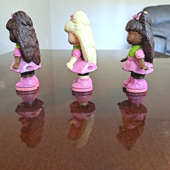 Three 1993 McDonald's Toy Holiday Sally Secrets, Paper Punch Dolls - Picture 2 of 6